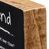 Friend Block Sign - Wood