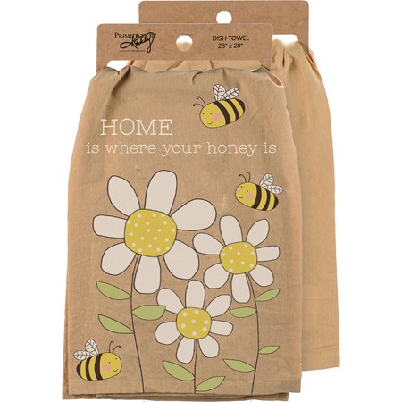 Home Is Where Your Honey Is Kitchen Towel - Cotton