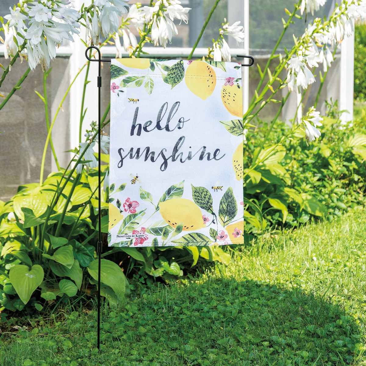 Hello Sunshine Garden Flag - Polyester