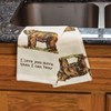 I Love You More Than I Can Bear Kitchen Towel - Cotton, Linen