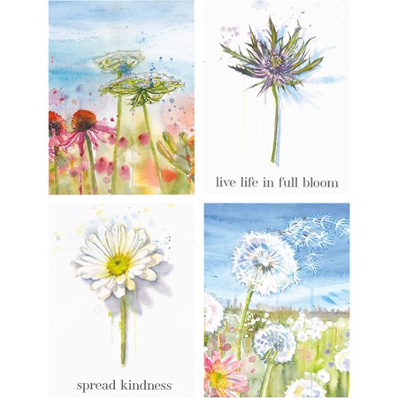 Floral Fields Note Card Set - Paper