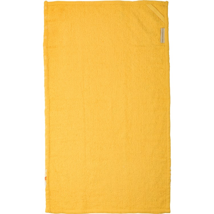 Bee Happy Hand Towel - Cotton, Terrycloth