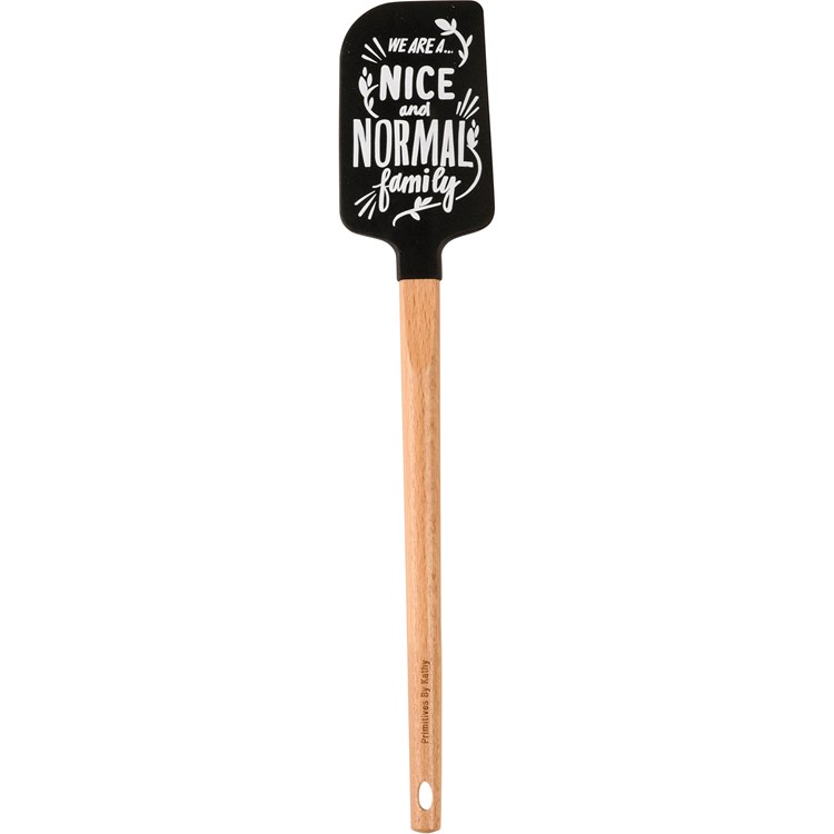 Spatula - Remember As Far As Anyone Knows - 2.50" x 13" x 0.50" - Silicone, Wood