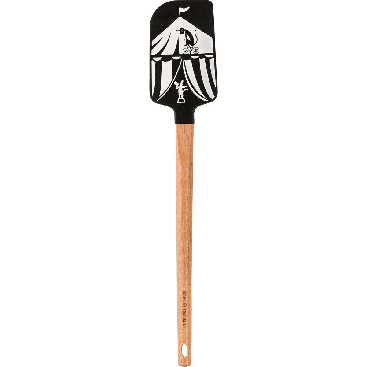 Spatula - Not My Circus Not My Monkeys - 2.50" x 13" x 0.50" - Silicone, Wood