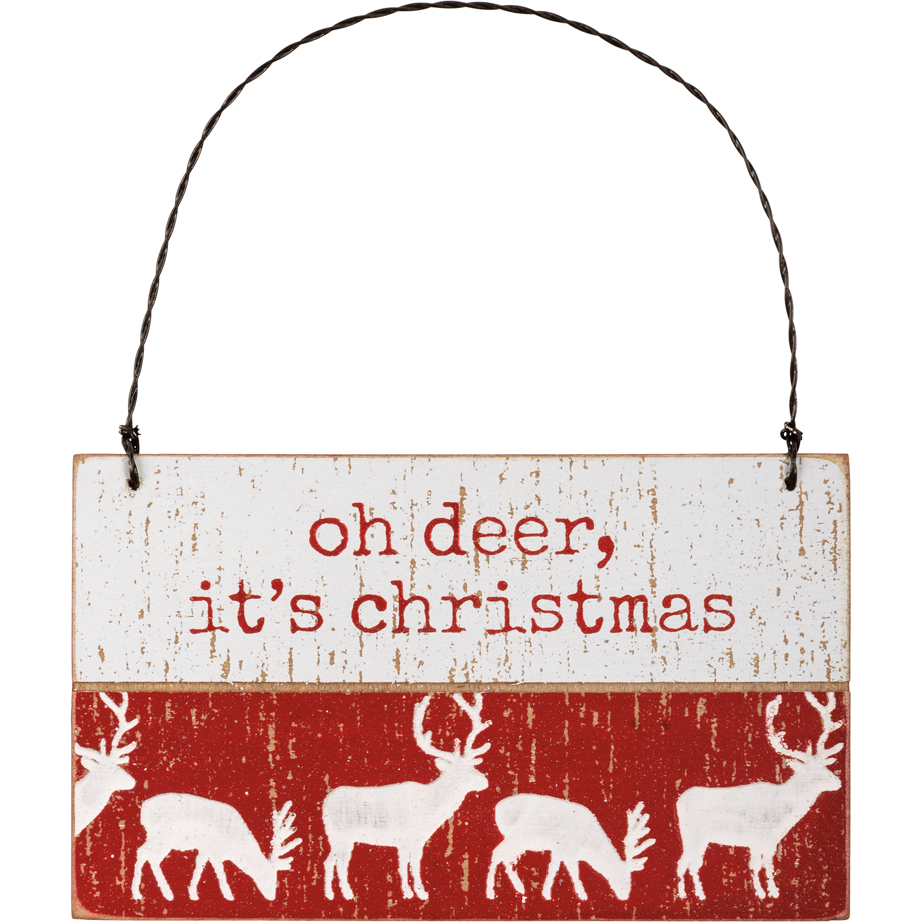 Oh Deer It's Christmas Ornament | Primitives By Kathy