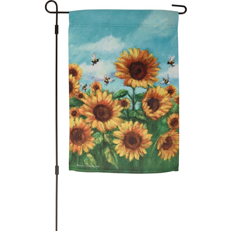 Sunflowers Garden Flag - Polyester