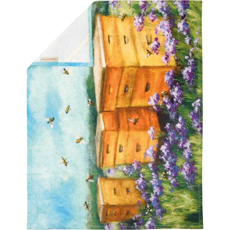 Bee Hives Kitchen Towel - Cotton
