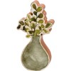 Chunky Sitter Set - Succulents - 4" x 5.50" x 1", 3" x 5.75" x 1" - Wood, Paper