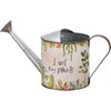 Watering Can - I Wet My Plants - 9.50" x 5.75" x 6.25" - Metal, Paper
