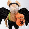Bat Mouse Critter - Wool, Polyester, Plastic