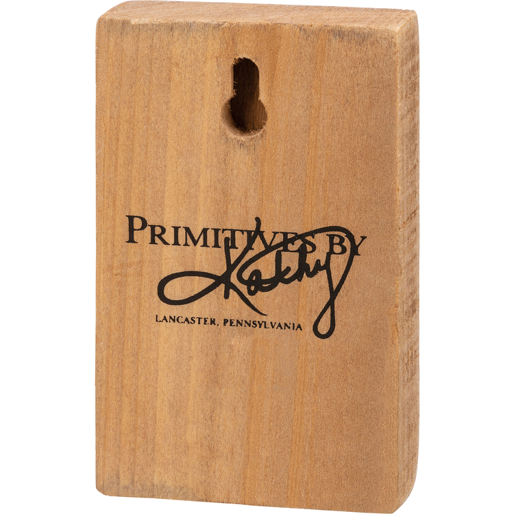 Aloe Plant Block Sign - Wood, Paper