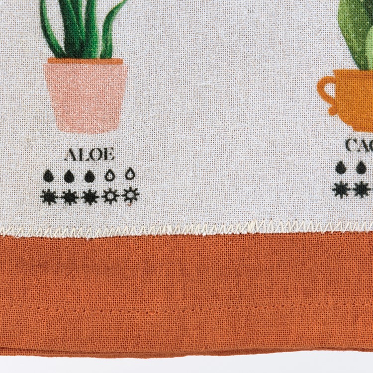 Plant Guide Kitchen Towel - Cotton