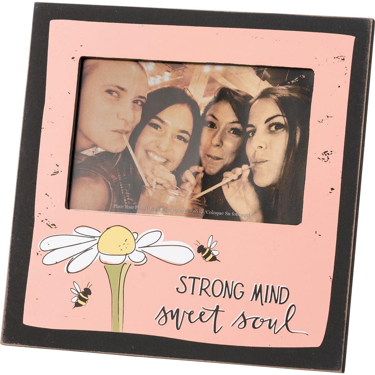Strong Mind Sweet Soul Photo Frame - Wood, Glass, Metal