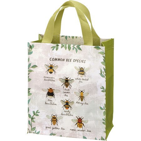 Bees Daily Tote - Post-Consumer Material, Nylon