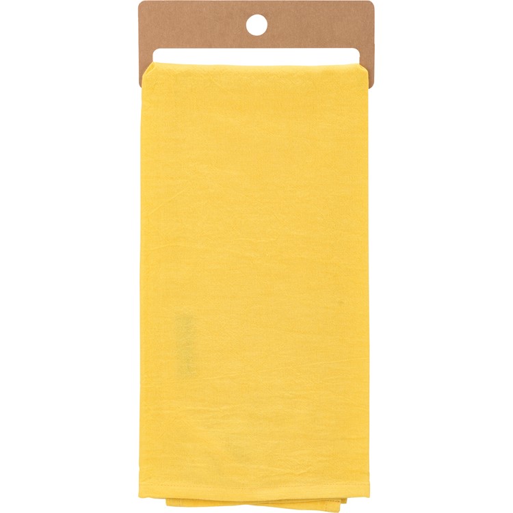 Bee Kind Yellow Kitchen Towel - Cotton