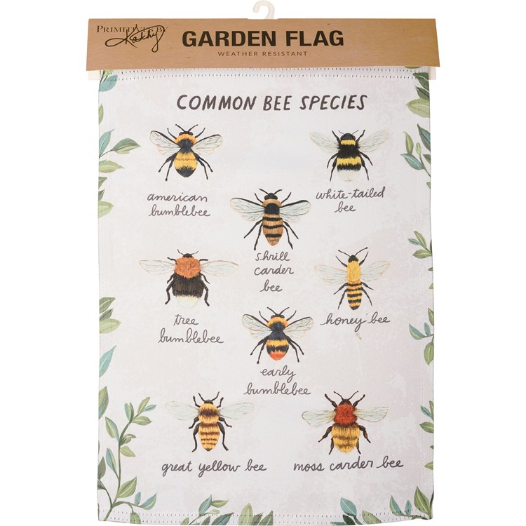 Common Bees Garden Flag - Polyester