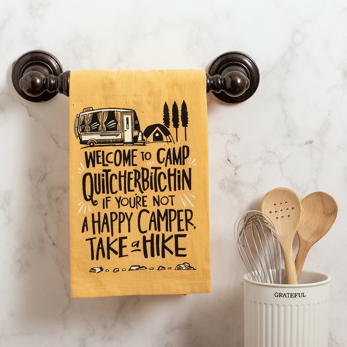 Welcome To Camp Kitchen Towel - Cotton