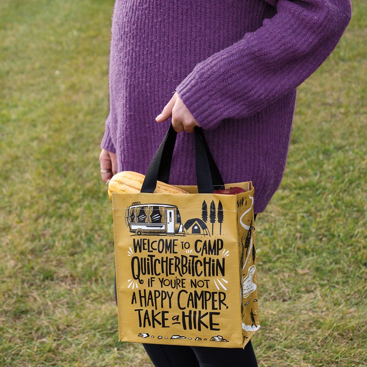 Welcome To Camp Daily Tote - Post-Consumer Material, Nylon