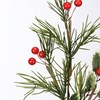 Pine And Holly Pick - Plastic, Polyester, Wire
