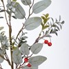 Eucalyptus And Berries Pick - Plastic, Wire, Fabric