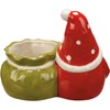 Santa's Bag Candle Holder - Ceramic