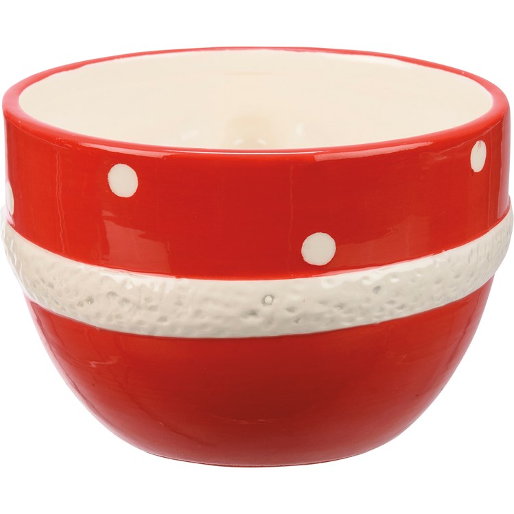 Santa Gnome Red Small Bowl - Ceramic