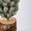 Evergreen Mini Tree - Plastic, Wire, Wood, Mica