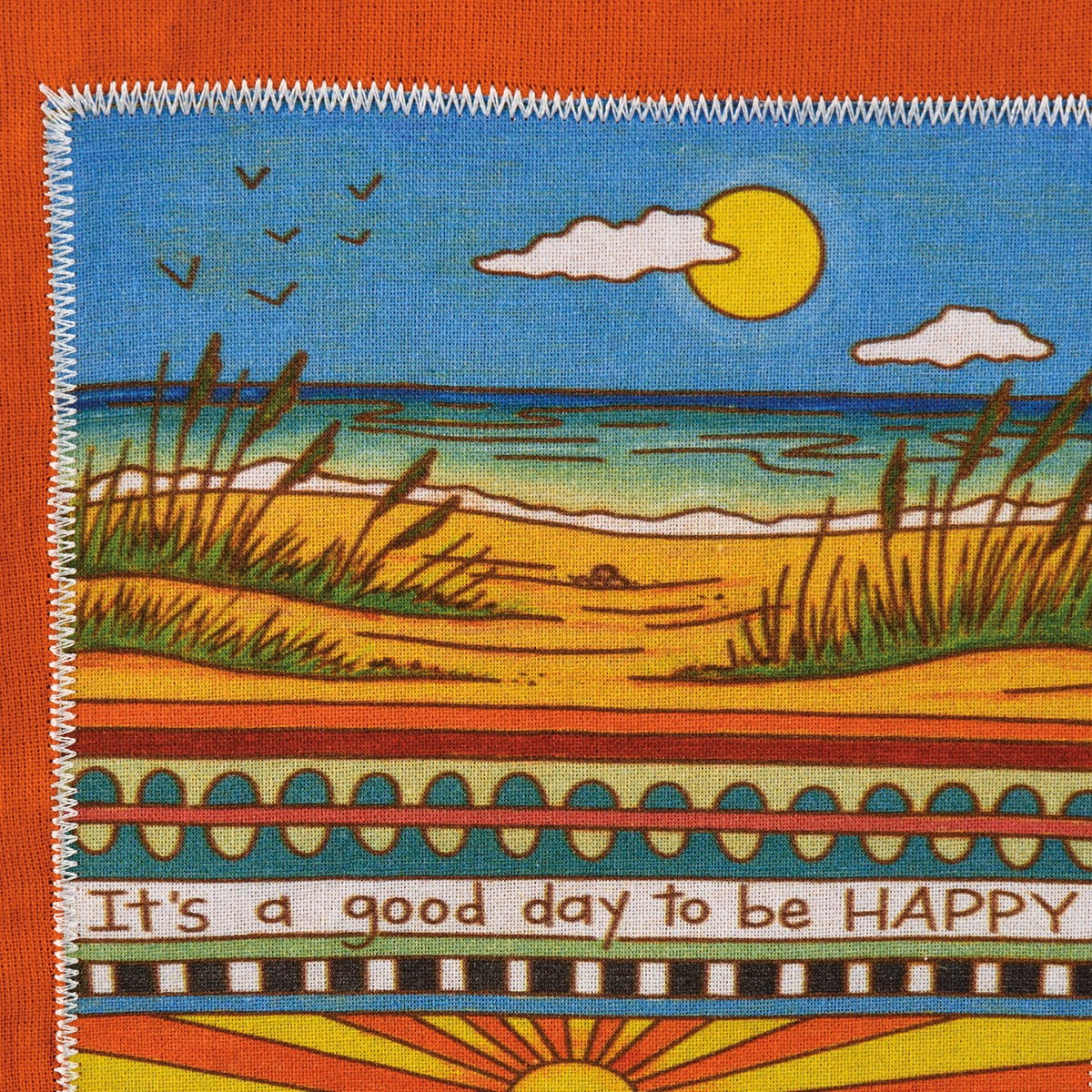 It's A Good Day To Be Happy Kitchen Towel Set - Cotton