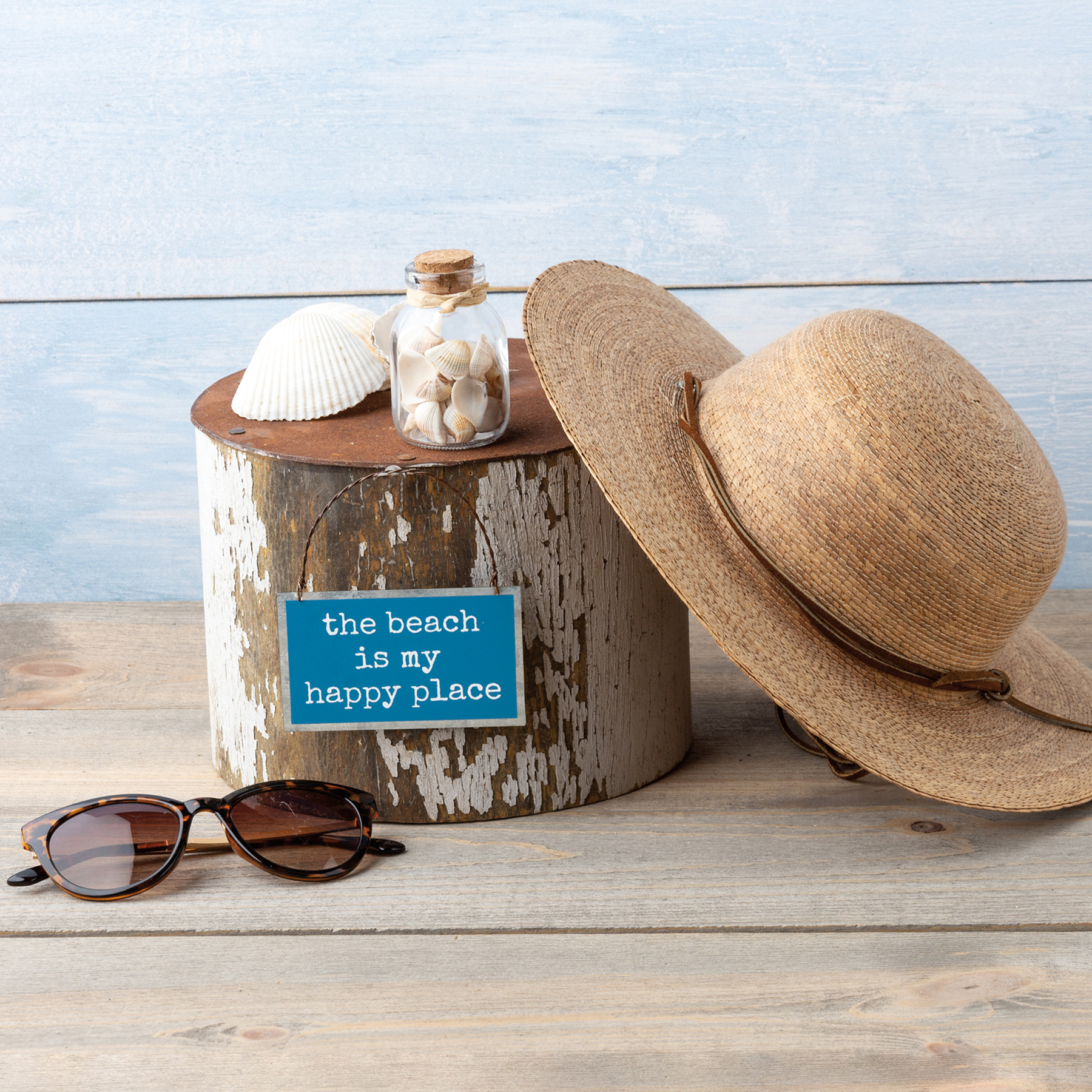 The Beach Is My Happy Place Ornament Primitives By Kathy