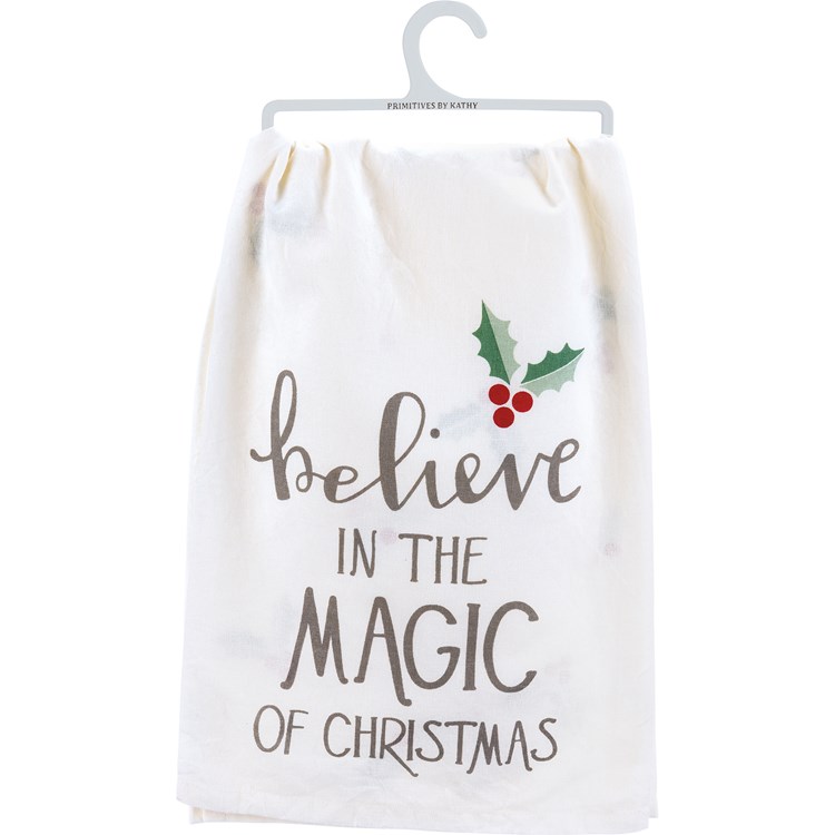 Magic Of Christmas Kitchen Towel - Cotton