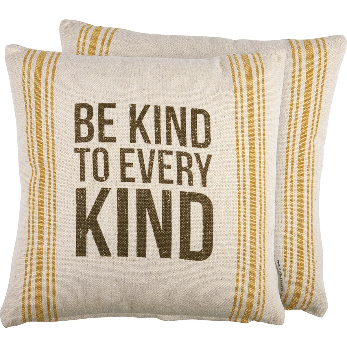 Be Kind To Every Kind Pillow - Cotton, Zipper