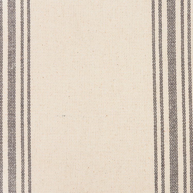 Dog Bed XL - Gray Stripe - 36" x 27" x 6" - Cotton, Zipper