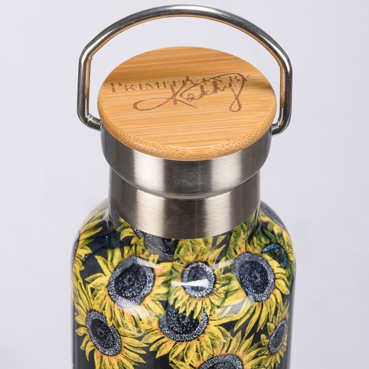 You Are My Sunshine Insulated Bottle - Stainless Steel, Bamboo