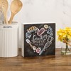 Cooking Is Love Made Visible Chalk Sign - Wood, Paper