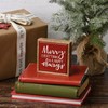 Merry Everything & A Happy Always Box Sign Mini - Wood