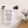 Hand Towel - Think Tank - 16" x 28" - Cotton, Terrycloth