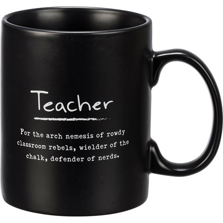 Mug - Teacher - 20 oz., 5.25" x 3.50" x 4.50" - Stoneware