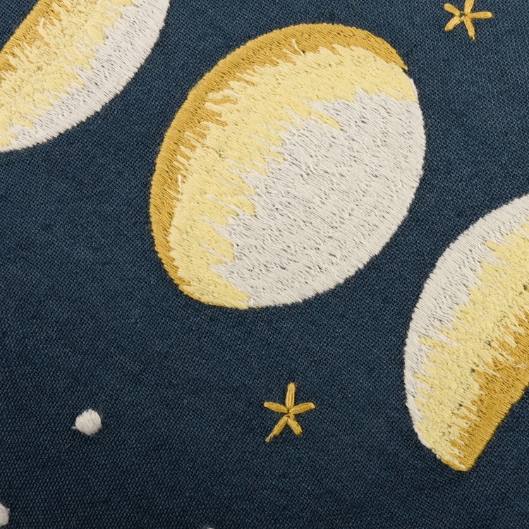 Moon Phases Pillow - Cotton, Linen, Zipper