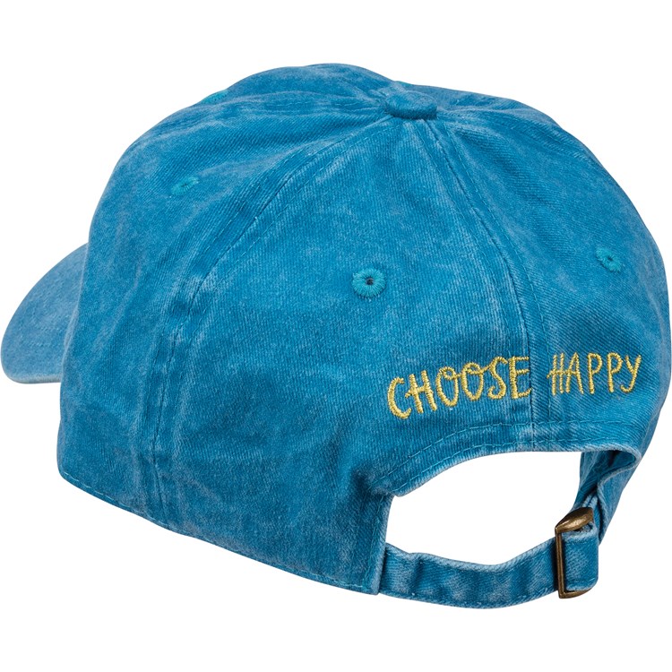 Choose Happy Baseball Cap - Cotton, Metal