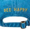 Bee Happy Baseball Cap - Cotton, Metal
