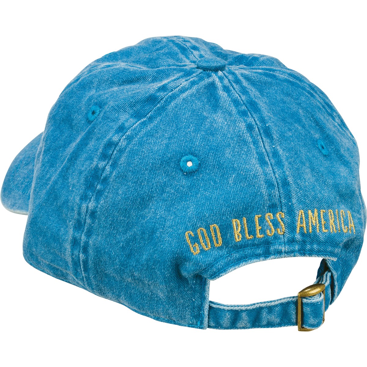 God Bless America Baseball Cap - Cotton, Metal