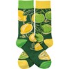 Socks - Lemon & Lime - One Size Fits Most - Cotton, Nylon, Spandex