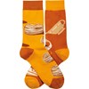 Socks - Biscuits & Gravy - One Size Fits Most - Cotton, Nylon, Spandex