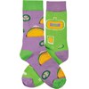 Socks - Tacos & Tequila - One Size Fits Most - Cotton, Nylon, Spandex