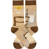 Socks - Piece Of Cake - One Size Fits Most - Cotton, Nylon, Spandex