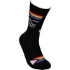 Socks - These Are My Pride Socks - One Size Fits Most - Cotton, Nylon, Spandex