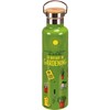 I'd Rather Be Gardening Insulated Bottle - Stainless Steel, Bamboo