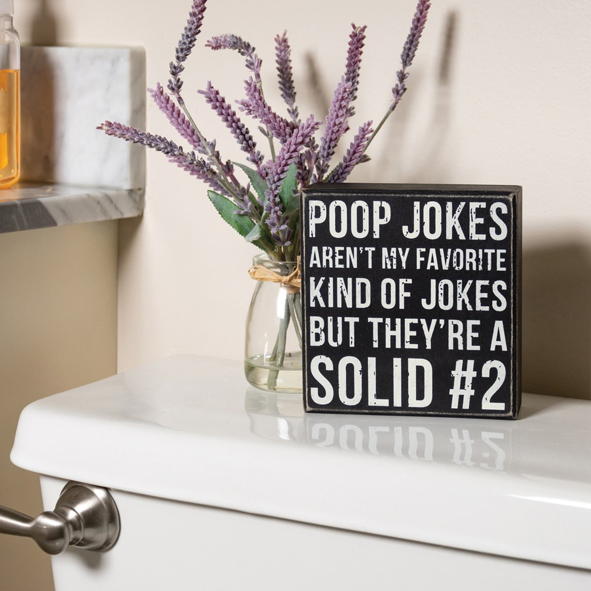 Aren't My Favorite Kind Of Jokes Box Sign - Wood