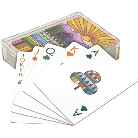 Playing Cards - Camper - 2.50" x 3.50" x 1" - Paper, Plastic