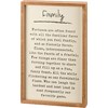 Inset Box Sign - Family - 9" x 14" x 1.75" - Wood